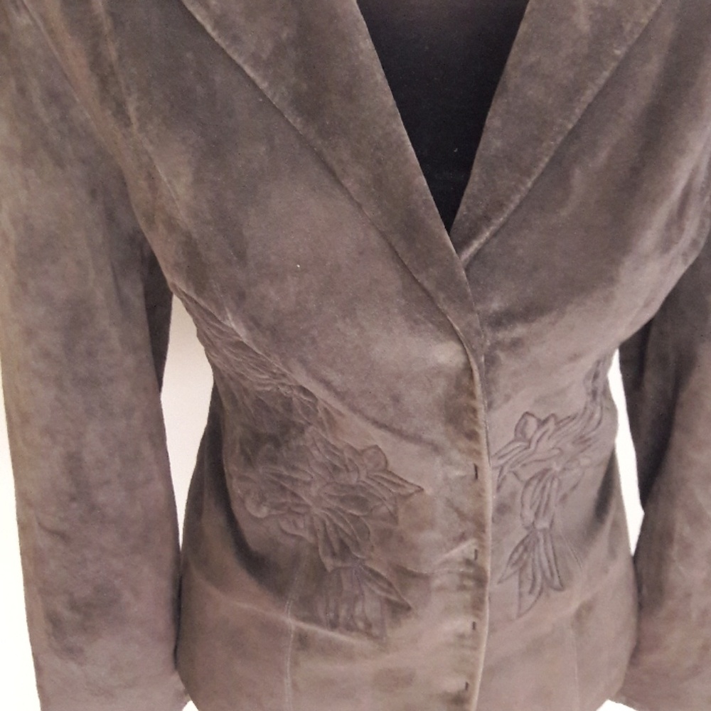 Madison Studio/ Brown Suede/ Blazer/ Jacket - image 2